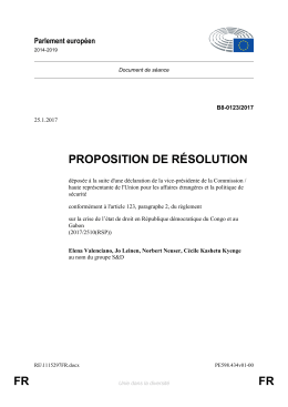 FR FR PROPOSITION DE R&Eacute;SOLUTION