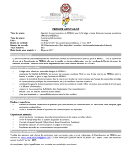 RESEAU_Offre d`emploi_Agent(e) de communication_RESEAU_2017