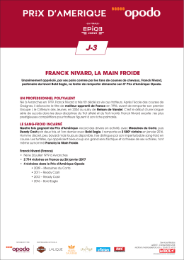 franck nivard, la main froide