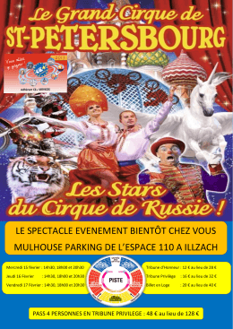 LE SPECTACLE EVENEMENT BIENTÔT CHEZ VOUS MULHOUSE