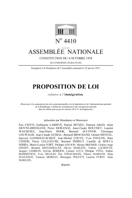 N° 4420 ASSEMBLÉE NATIONALE PROJET DE LOI