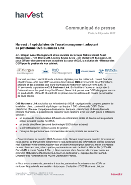 O2S Business Link, nouveaux partenaires