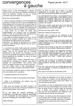 convergences à gauche