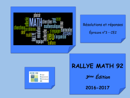 rallye math 92 - Cr&eacute;er son blog