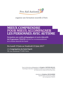 T&eacute;l&eacute;chargez le programme de la formation
