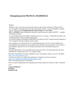 Championnat de FRANCE à MARSEILLE - cd84-tennis-de