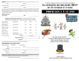 POUR LES 5 &Agrave; 12 ANS
