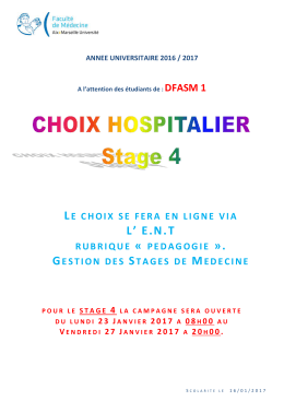 du lundi 23/01/17 à 08h00 au vendredi 27/01/17 à 20h00