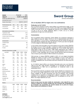 Sword Group - 26 01 2017