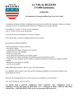 Animateur de temps m&eacute;ridien