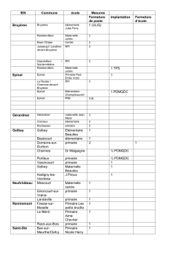 tableau mesures par circonscription