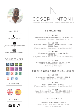 Page d`accueil Joseph Ntoni