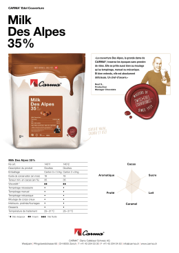 Milk Des Alpes 35%