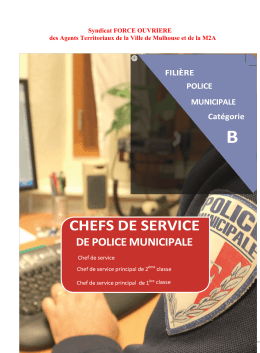 chef de service - FO Territoriaux Mulhouse