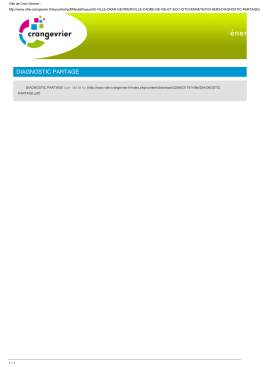 diagnostic partage - Ville de Cran Gevrier
