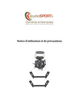 Notice d`utilisation et de pr&eacute;cautions
