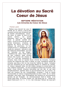 le culte du sacr&eacute;-coeur