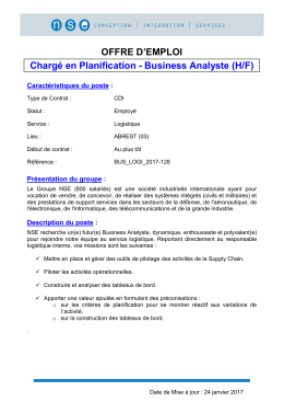 offre d`emploi
