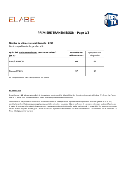 Débat des primaires citoyennes du 25 janvier 2017