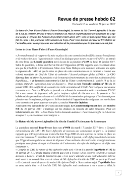 R.P n-62 LETTRE DE JP FABRE A F
