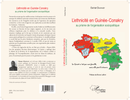 L`ethnicit&eacute; en Guin&eacute;e-Conakry