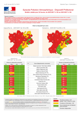 Consulter l`avis pr&eacute;fectoral