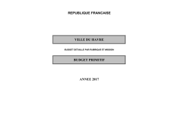 budget principal ville etat des sous-fonctions et rubriques