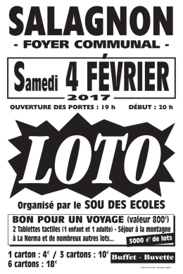 vaulx milieu loto - Loto