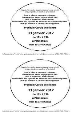 Participez au prochain - Agora