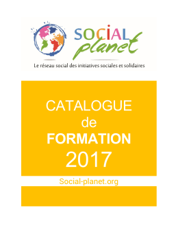 programme - Social Planet