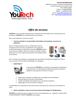 offre de service YOUTECH