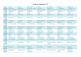 Grille des programmes