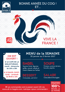 MENU de la SEMAINE - All