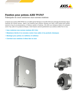 Fixation pour poteau AXIS T91F67