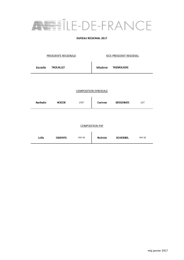 Composition des Instances (Ile-de-France) 321.87 ko | PDF