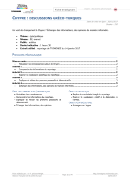 Fiche enseignant (PDF, 453 Ko) - Enseigner le français avec