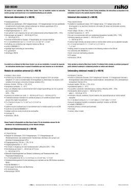 2 x 400 W - Niko | Niko