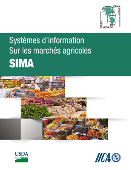 Systèmes d`information Sur les marchés agricoles