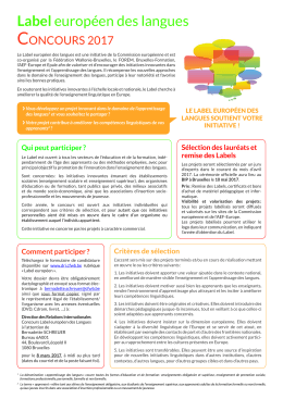 Téléchargez l`affiche officielle avec toutes les informations nécessaires