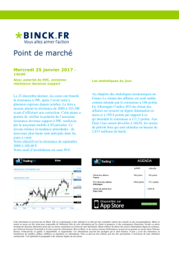 Point de march&eacute;