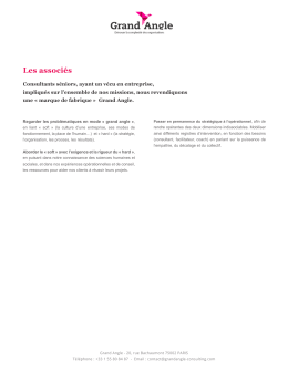 Les associ&eacute;s - grandangle