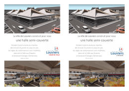 une halle semi-couverte une halle semi-couverte
