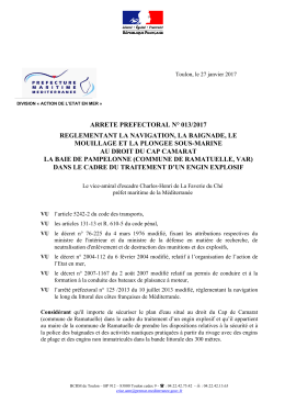 2017-013 - Pr&eacute;fecture maritime de la M&eacute;diterran&eacute;e
