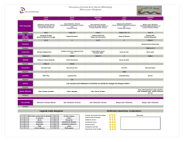 Menu de la semaine du 23 au 27 janvier