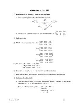 Correction : 2 p. 127
