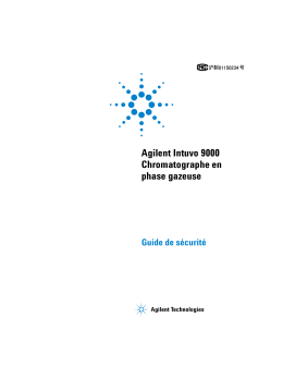 Agilent Intuvo 9000 Chromatographe en phase gazeuse