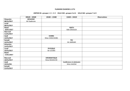 Planning Sciences de la Terre 2016 2017