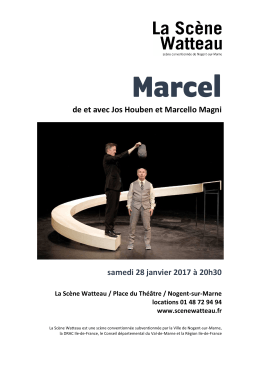 dossier présentation MARCEL Jos Houben et Marcello Magni
