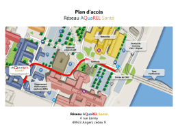 Plan d`accès - AQuaREL Santé