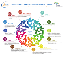 12 bonnes résolutions contre le cancer